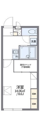 レオパレスボヌールIIの物件間取画像